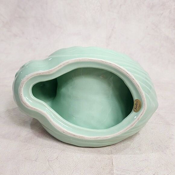 Vintage Andre Richard GREEN Porcelain Swan Towel Holder - Japan - Picture 7 of 8